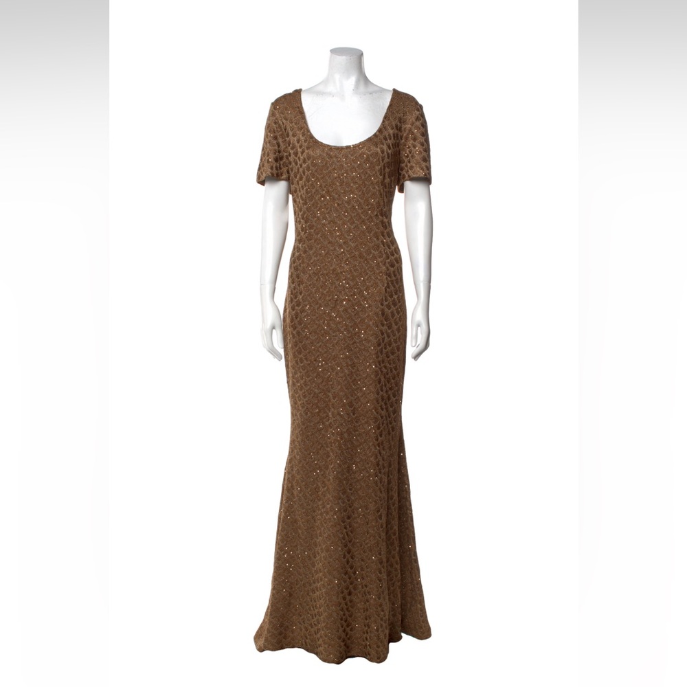 St. john scoop neck evening gown size XL